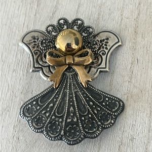 Vintage Kats Creations Angel pin brooch
